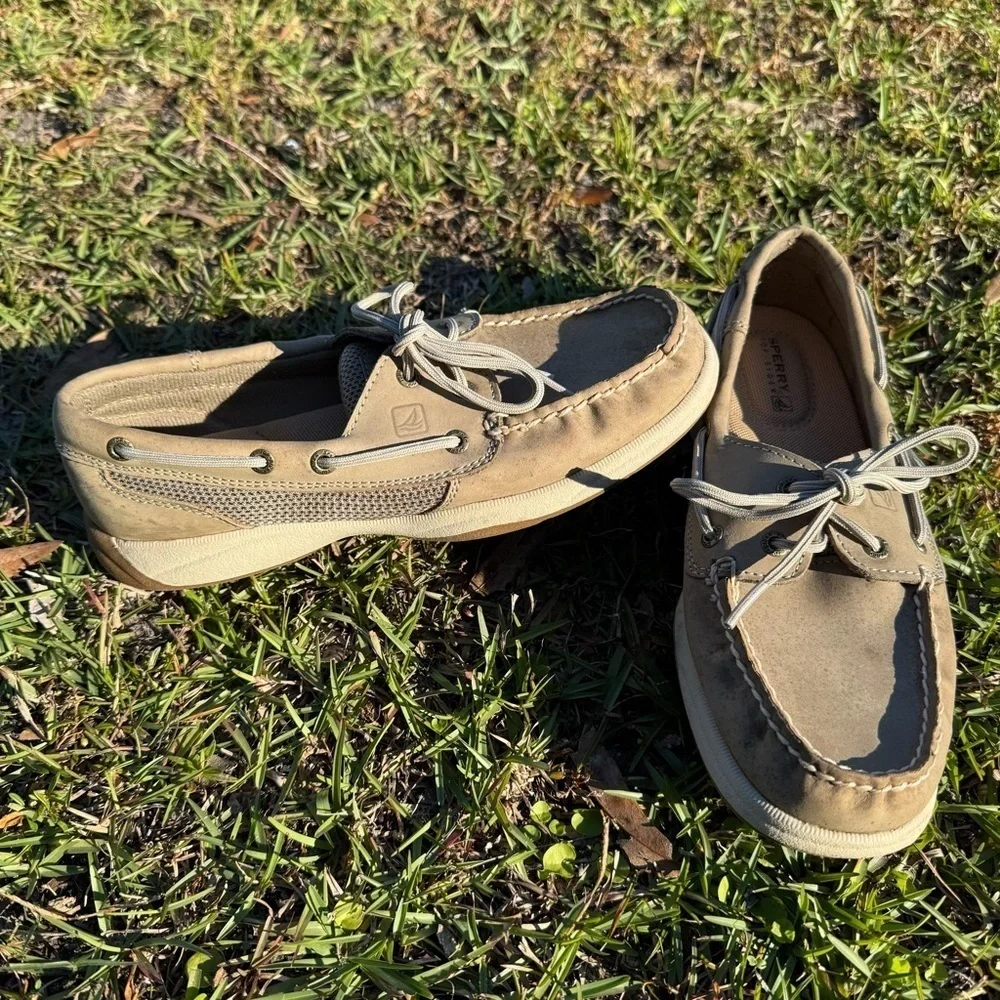 Sperry Women’s Top Sider Tan Boat‎ Shoes Size 6M